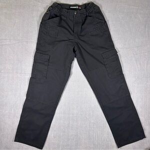 Wolverine Ripstop Guardian Tactical Cargo Work Pants 30x32 Black